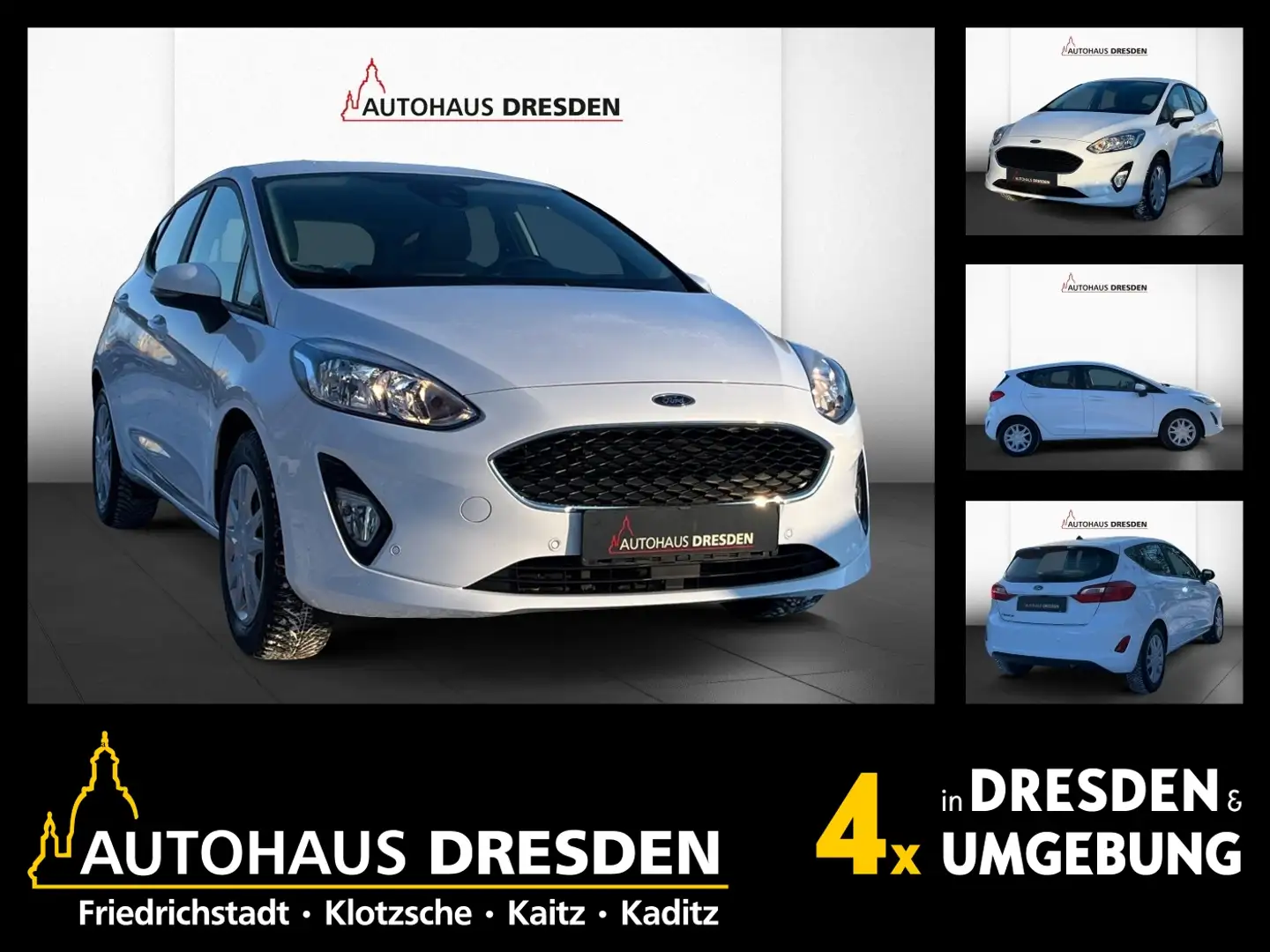 Ford Fiesta 1.0 EcoBoost Cool & Connect ACC+Navi+SHZ Blanc - 1