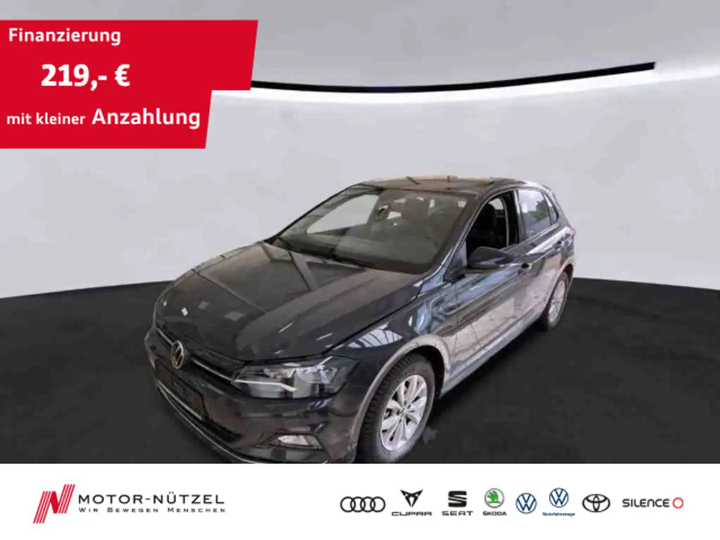 Volkswagen Polo 1.0 TSI HIGHLINE NAV+DAB+BT+MFL+SHZ+PDC+NSW Grau - 1