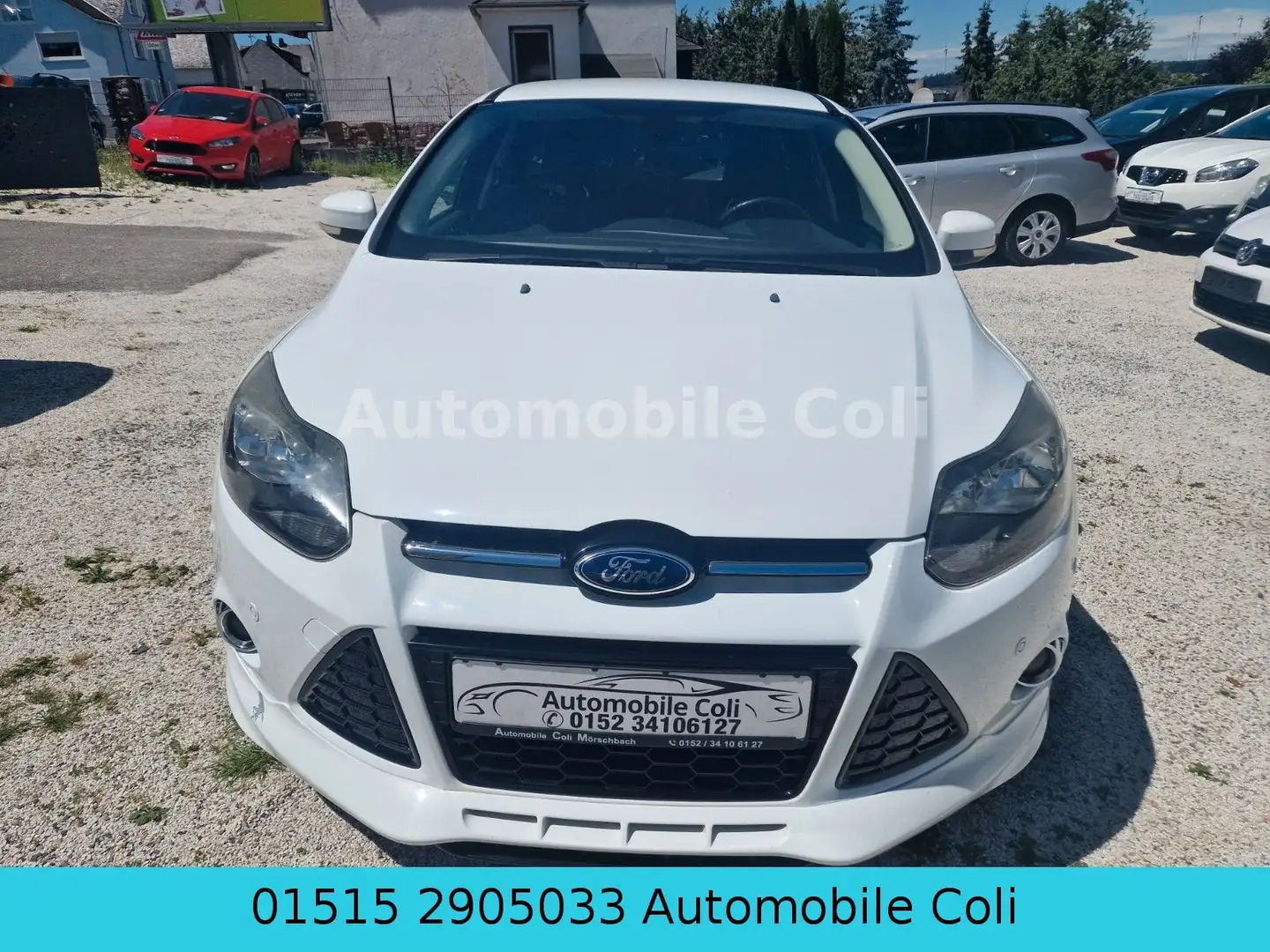 Ford Focus St Line Titanium+Klimaautomatik+PDC+Alu s Blanc - 2