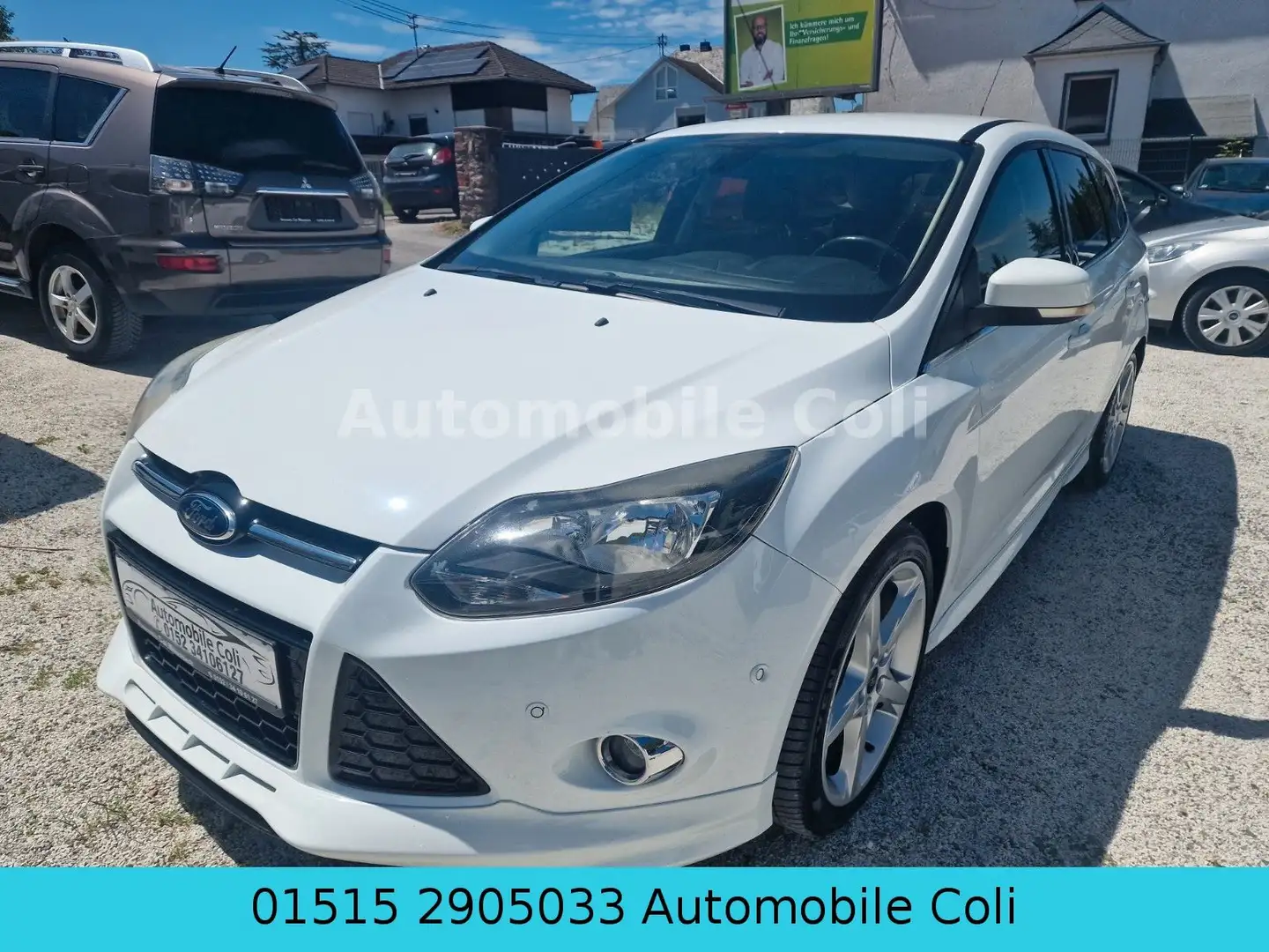 Ford Focus St Line Titanium+Klimaautomatik+PDC+Alu s Blanc - 1