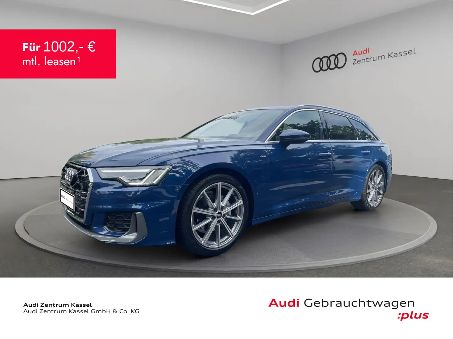 Audi A6 S line 40 TDI S tronic Matrix AHK Pano Blau - 1