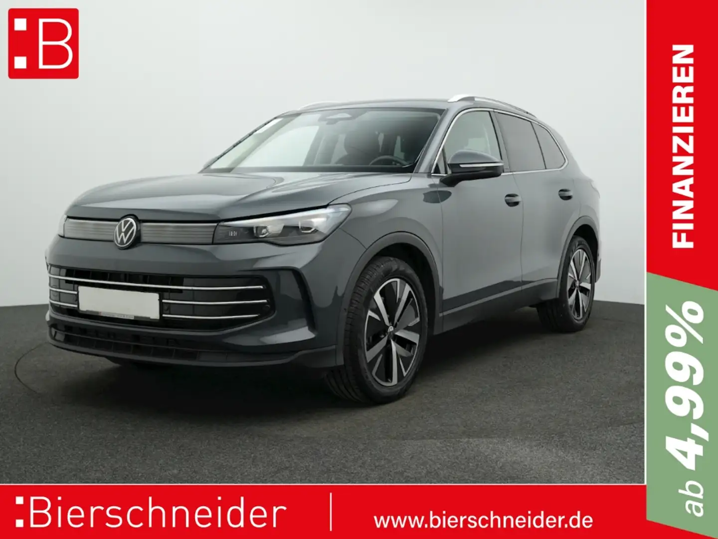 Volkswagen Tiguan 2.0 TDI DSG Elegance AHK NAVI ALU19 Grau - 1