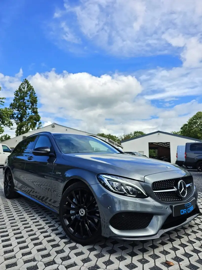 Mercedes-Benz C 43 AMG 4-Matic-Performance-367Pk-Leder-Pano-Camera Gris - 2
