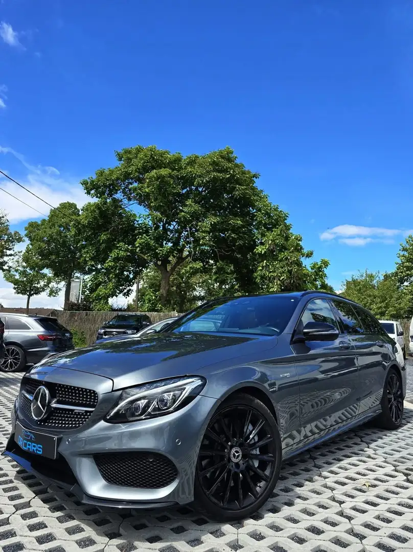Mercedes-Benz C 43 AMG 4-Matic-Performance-367Pk-Leder-Pano-Camera Gris - 1