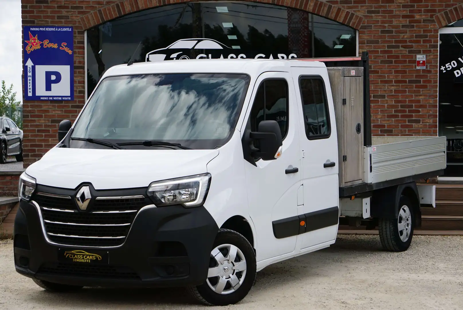 Renault Master 2.3 dCi L4H2 BENNE TVA-BTW RECUP NAVI CLIM EU6d Blanc - 1