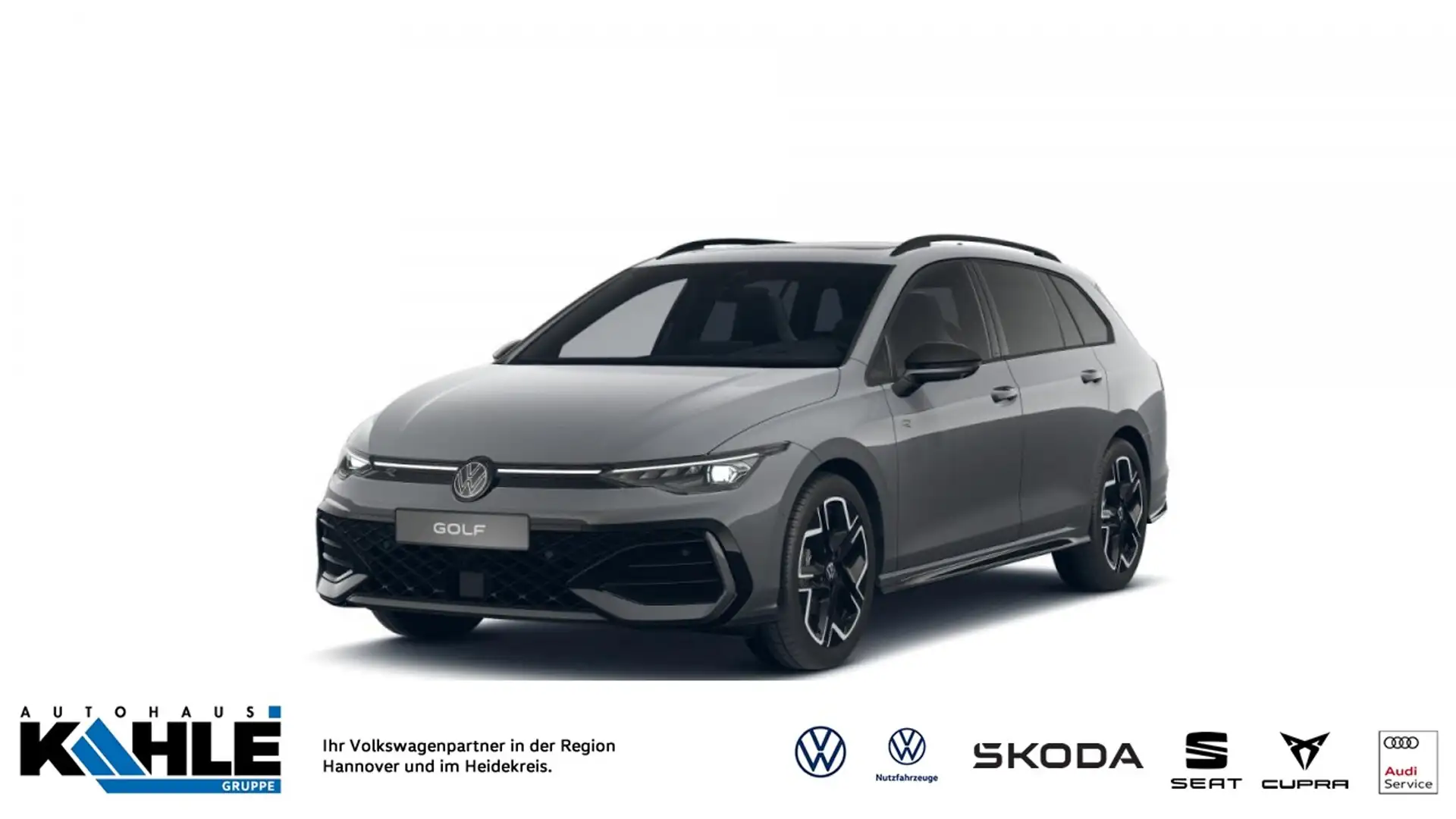 Volkswagen Golf Variant 1.5 eTSI DSG OPF R-Line BlackStyle Pano BusinessPr Grau - 1