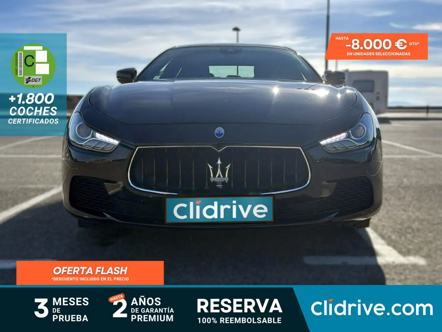 Maserati Ghibli 3.0 V6 BT RWD Černá - 1