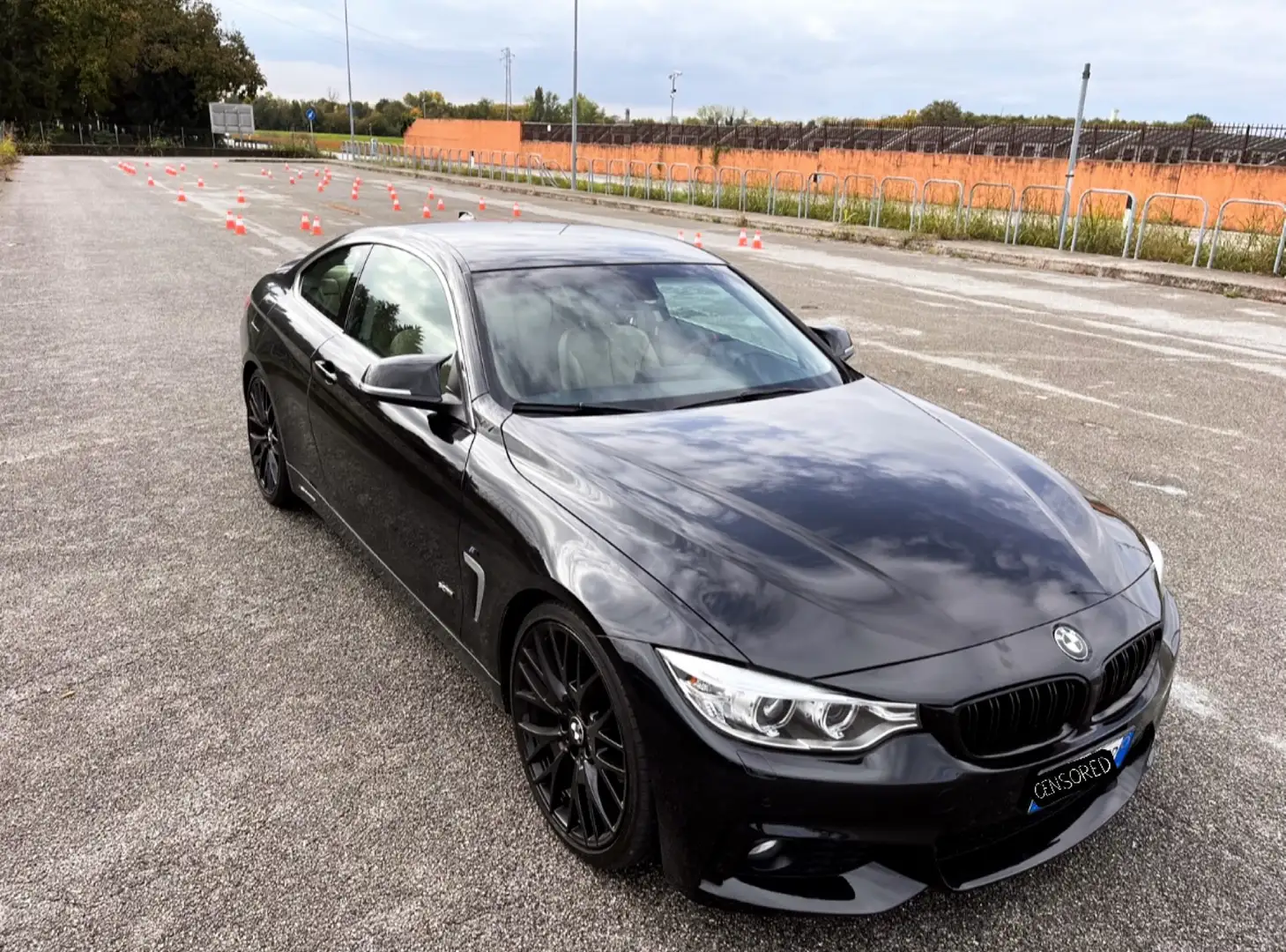 BMW 420 420d Coupe Msport 184cv auto Zwart - 2