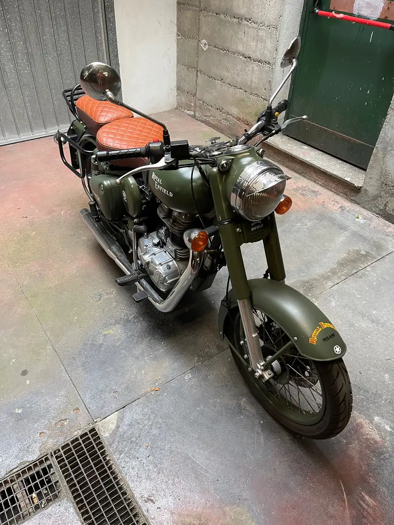 Royal Enfield Bullet 500 Army Groen - 2
