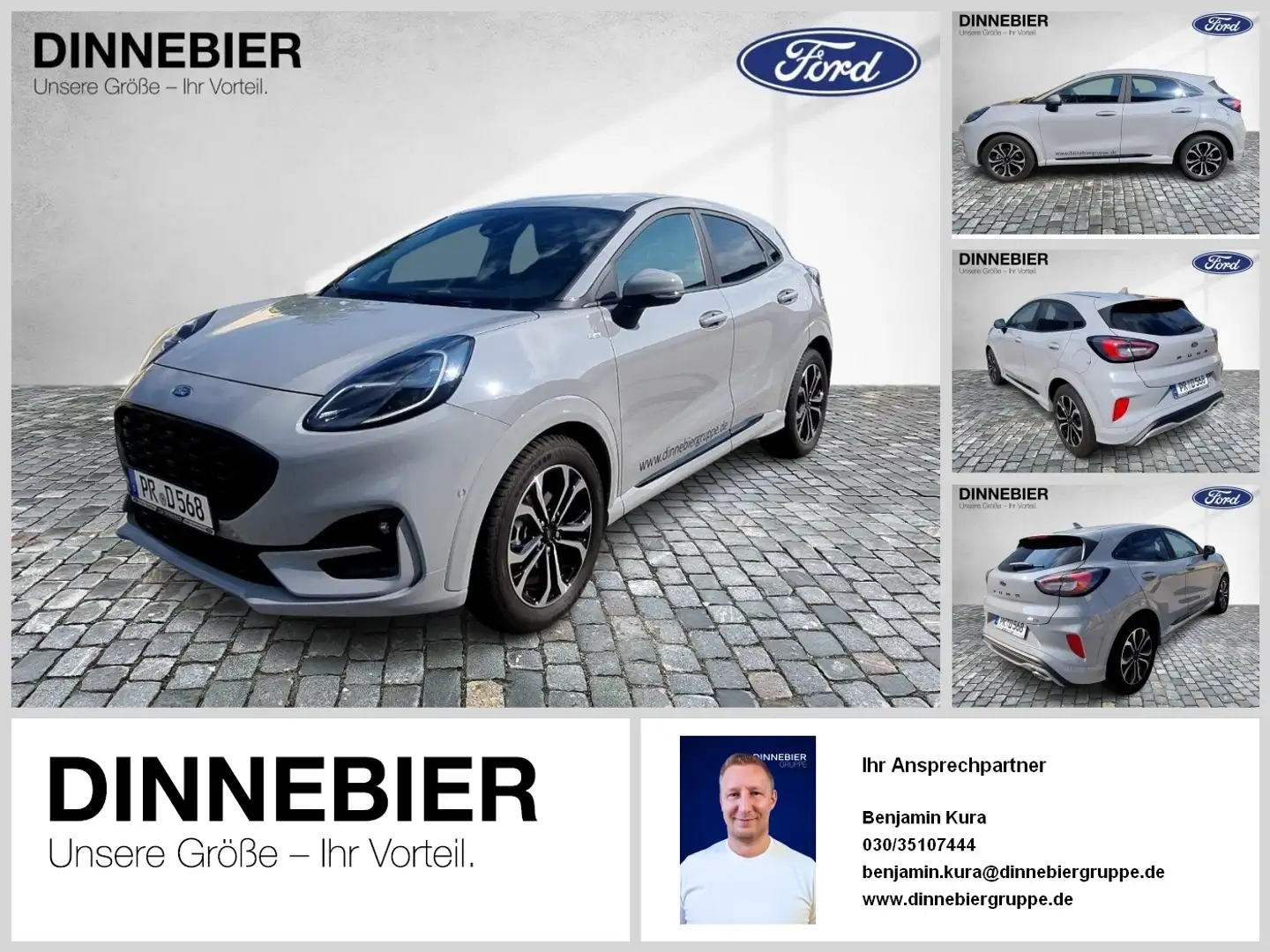 Ford Puma ST-LINE X LED+Navi+Kamera+Winterpaket Gris - 1