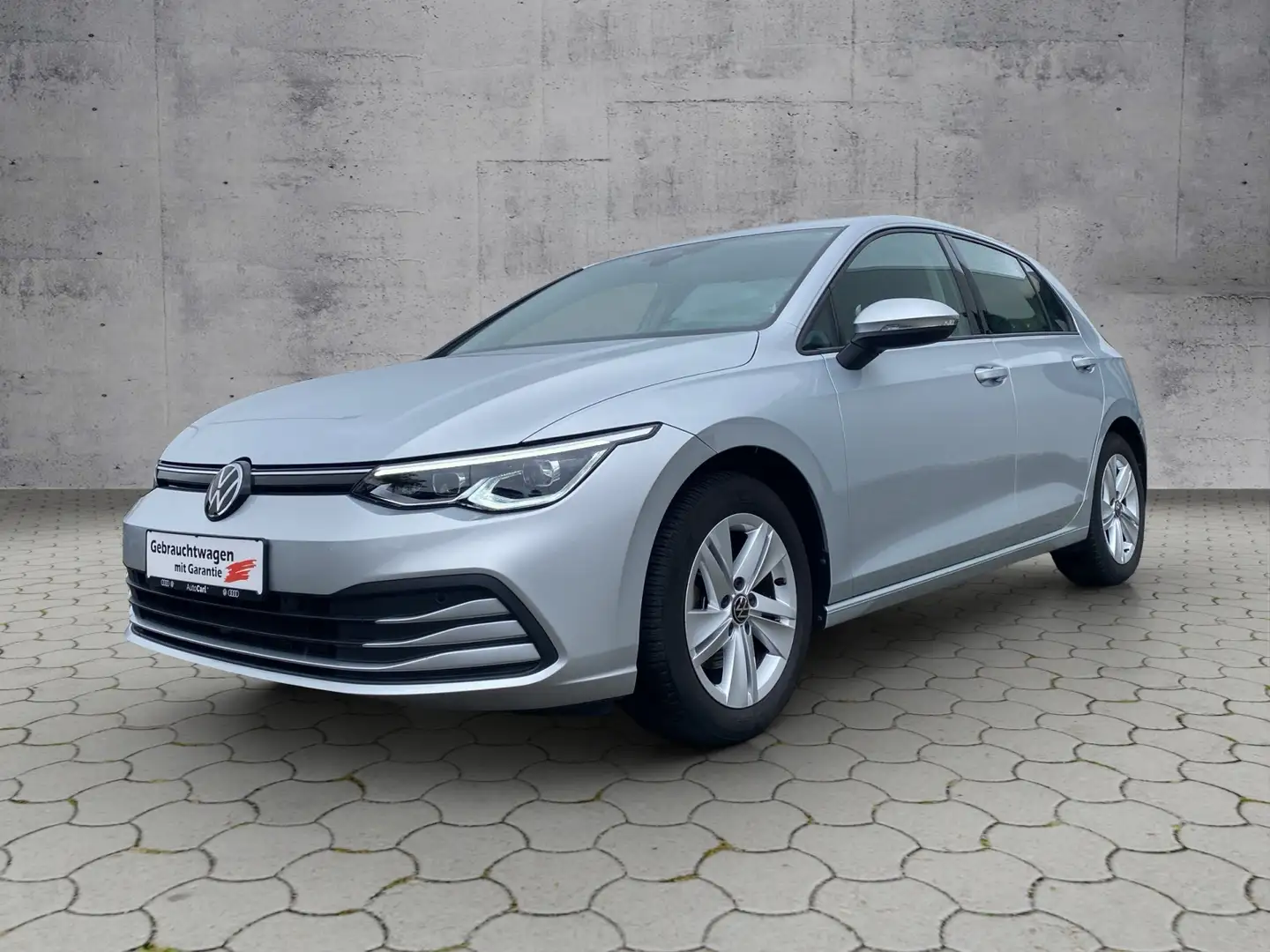 Volkswagen Golf VIII Life 1.5 TSI BusinessPrem./LED+ KLIMA LED NA Silber - 2