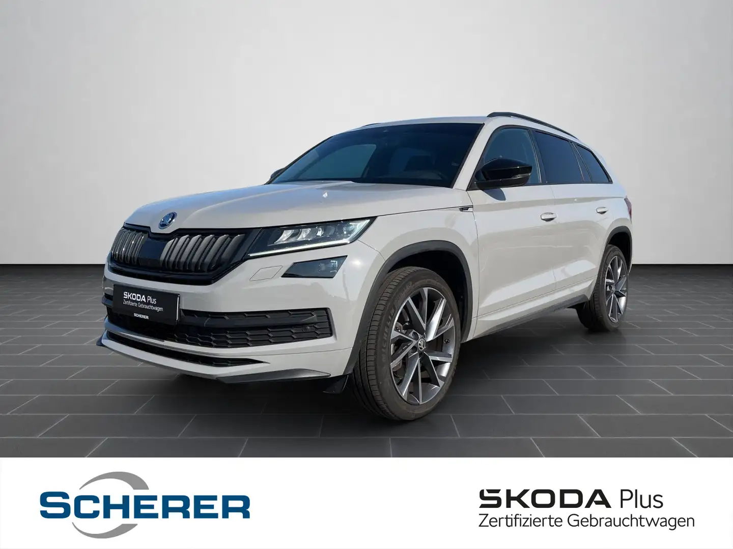 Skoda Kodiaq Sportline 2.0 TSI 4x4 Navi Canton ACC AHK Grijs - 1