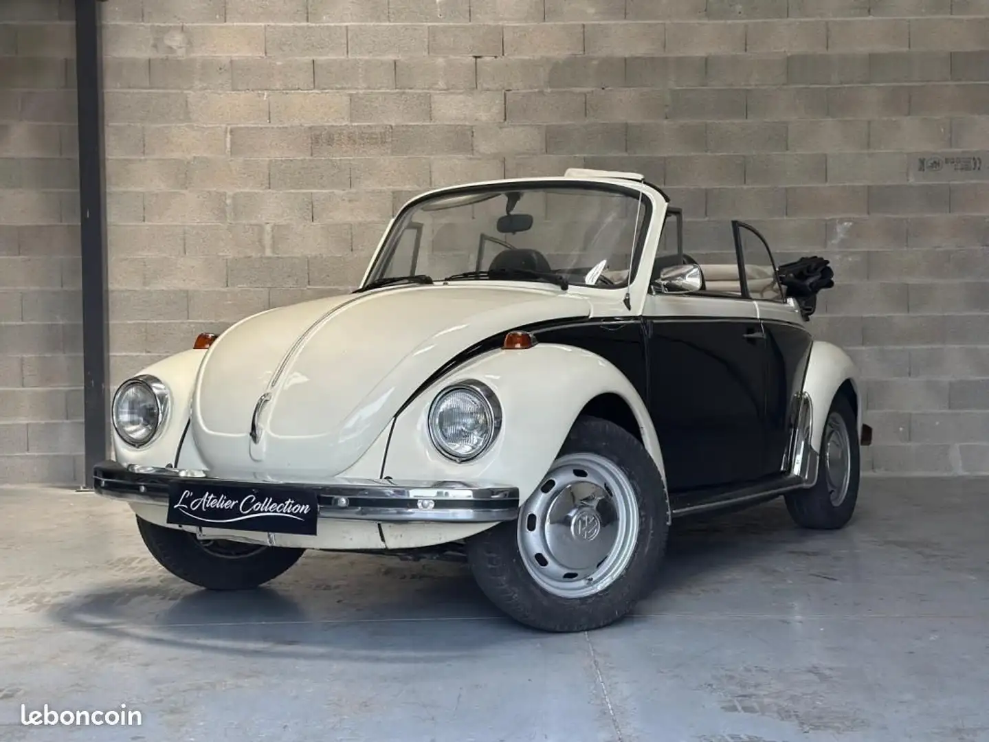 Volkswagen Coccinelle Cabriolet Vintage Wit - 1