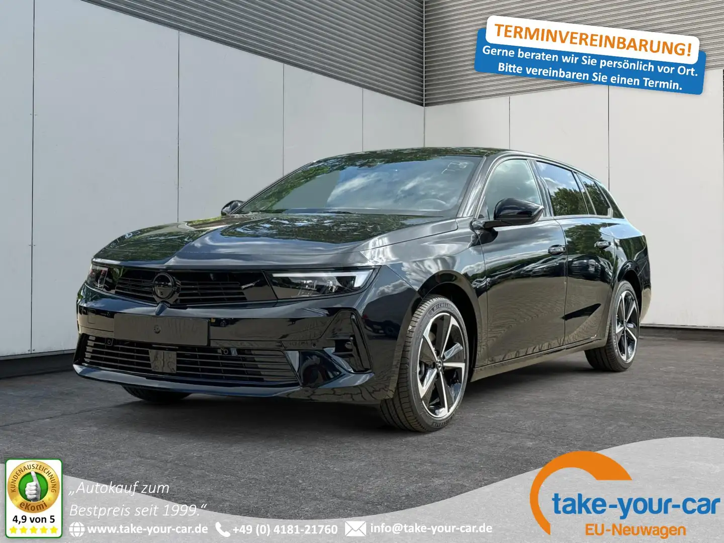 Opel Astra GS 360° KAMERA+PDC+LED+17'' LM 1.5 Diesel 96 kW... Schwarz - 1