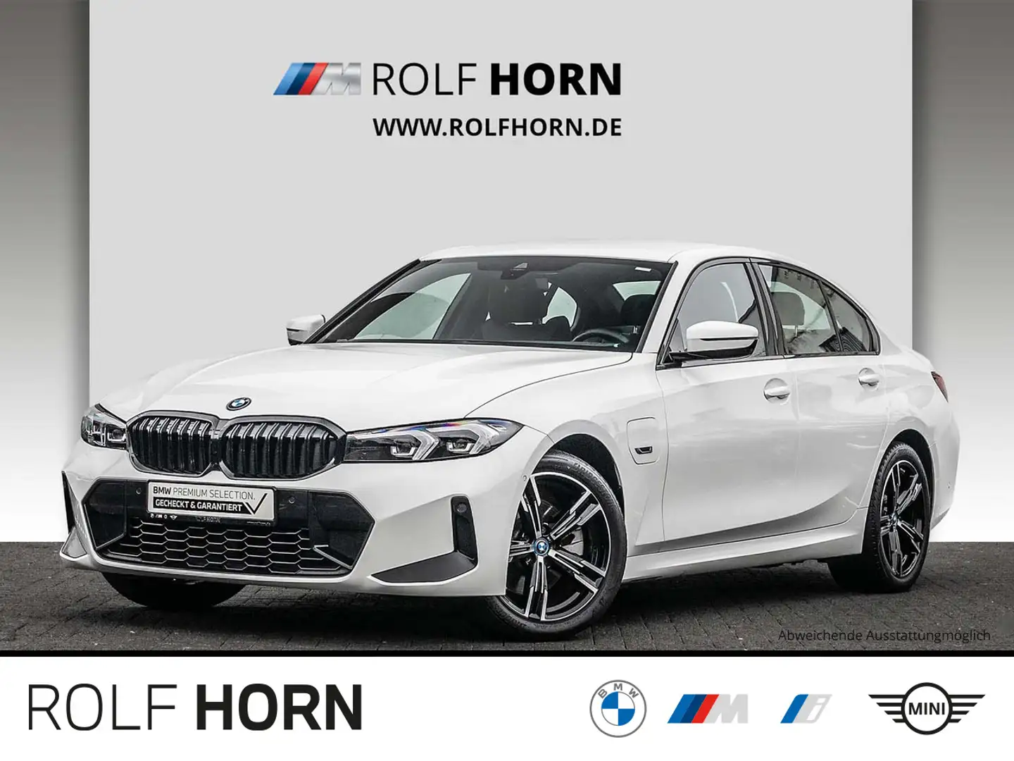 BMW 320 e M Sportpaket Navi H/K Sitzhzg LED Klima 18" Blanc - 1