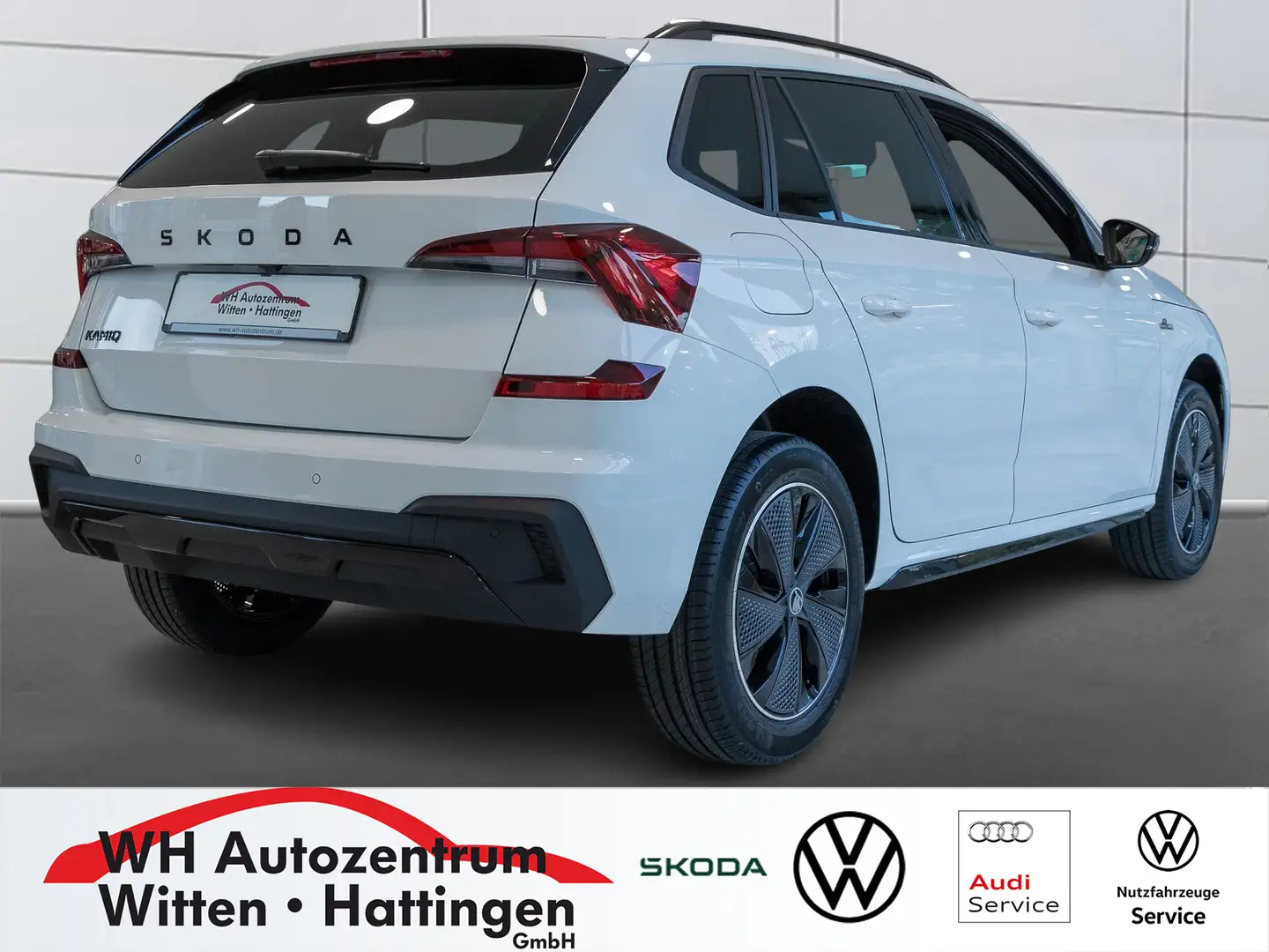 Skoda Kamiq 1,0 TSI DSG Monte Carlo NAVI AHK REARVIEW LED-M... Weiß - 2