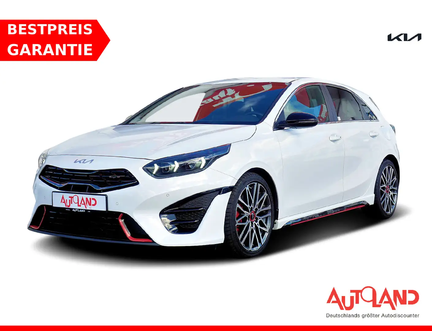 Kia Ceed / cee'd Ceed 1.6 T-GDI GT LED Navi ACC Leder Kamera DAB Weiß - 1