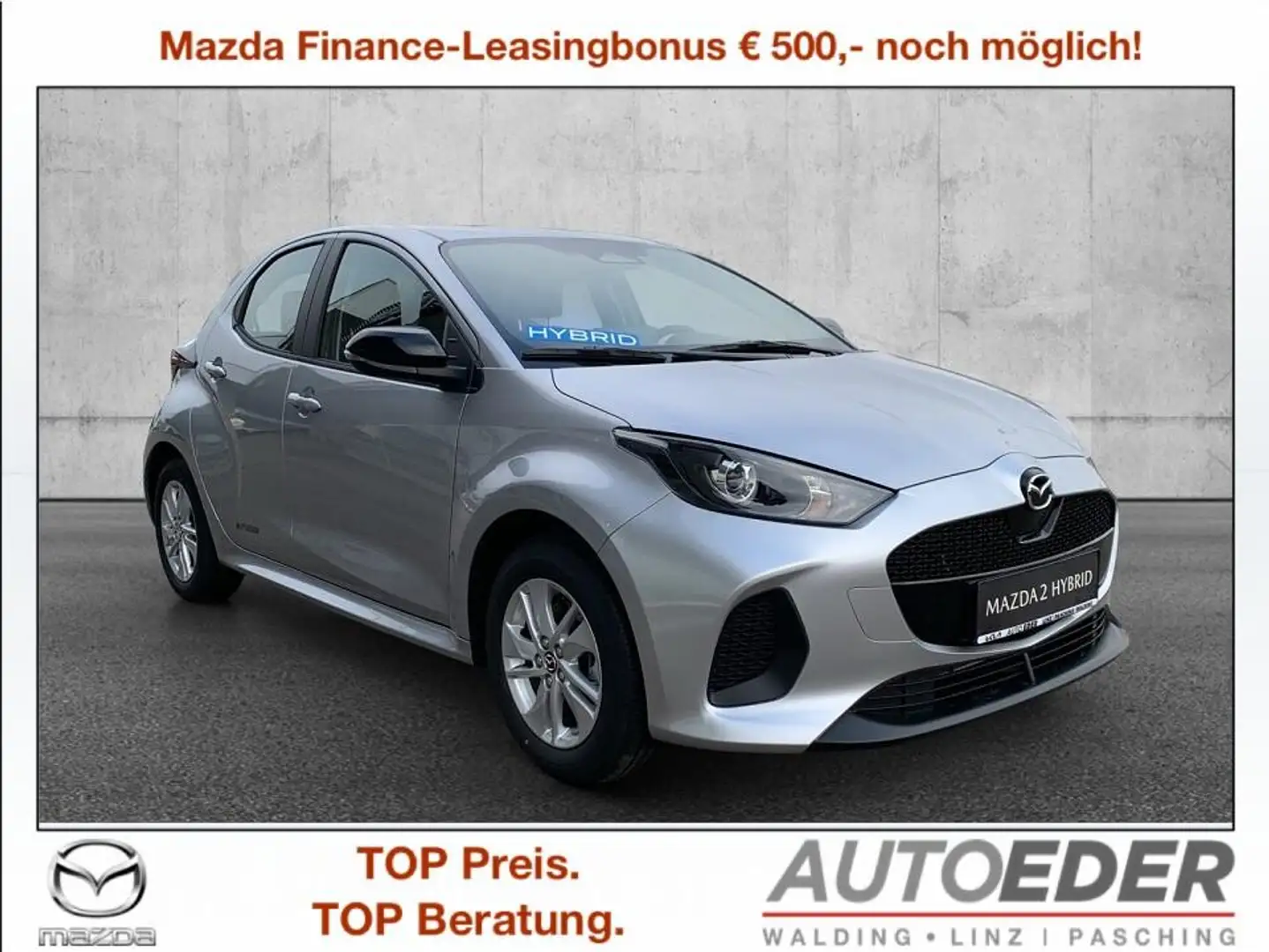 Mazda 2 Mazda2 Hybrid Centre Line Aut. Silber - 1