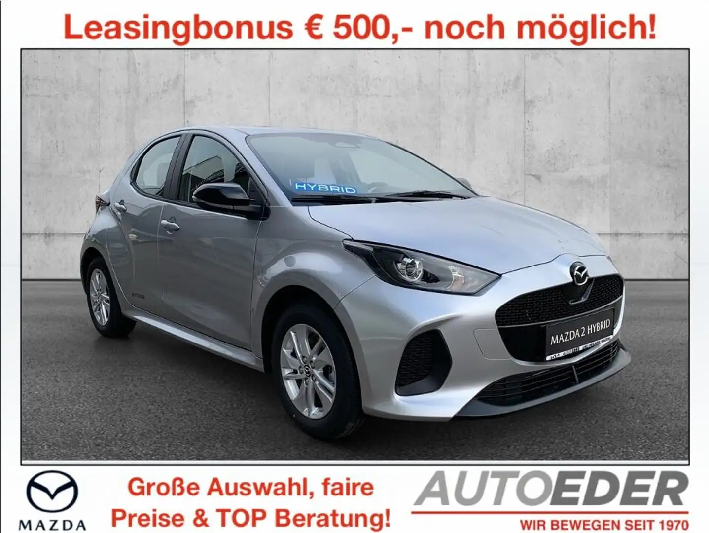 Mazda 2 Mazda2 Hybrid Centre Line Aut. Silber - 1