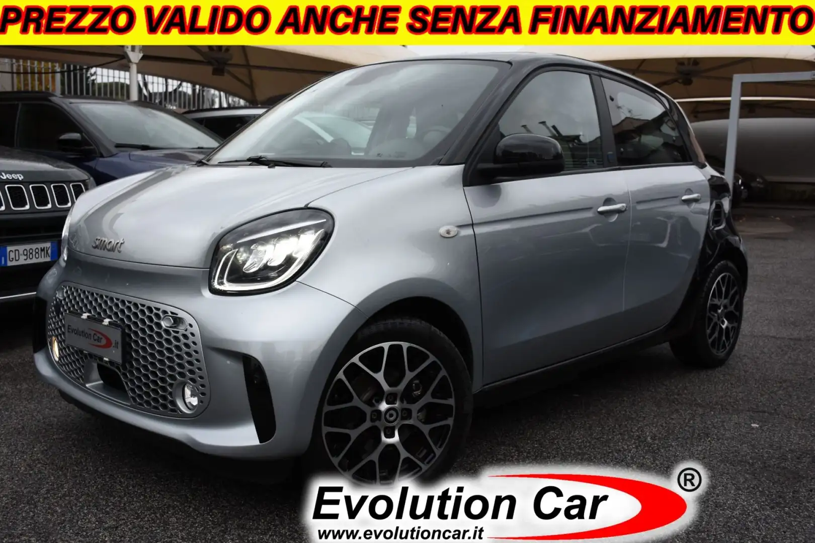 smart forFour EQ PRIME CARICATORE FAST 22KW *LED*PELLE*TETTO*CAM Argento - 1