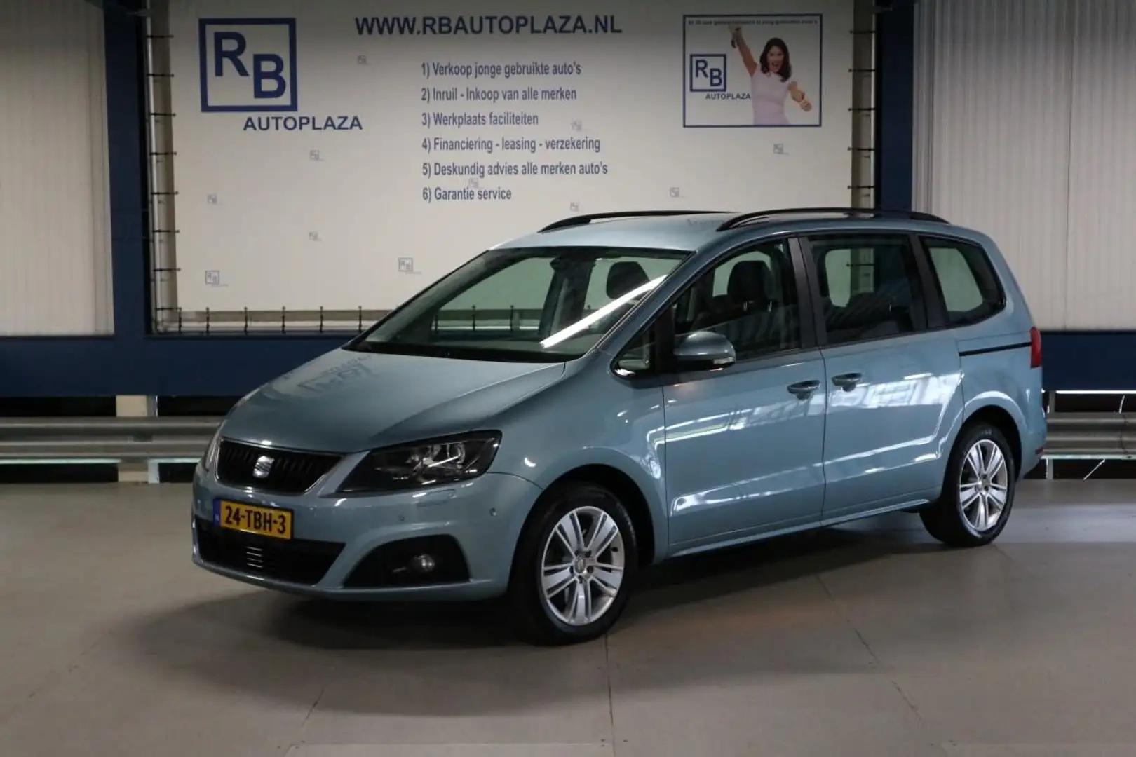 SEAT Alhambra 1.4 TSI + NAP + DEALER ONDERHOUDEN ! ! ! Blauw - 1