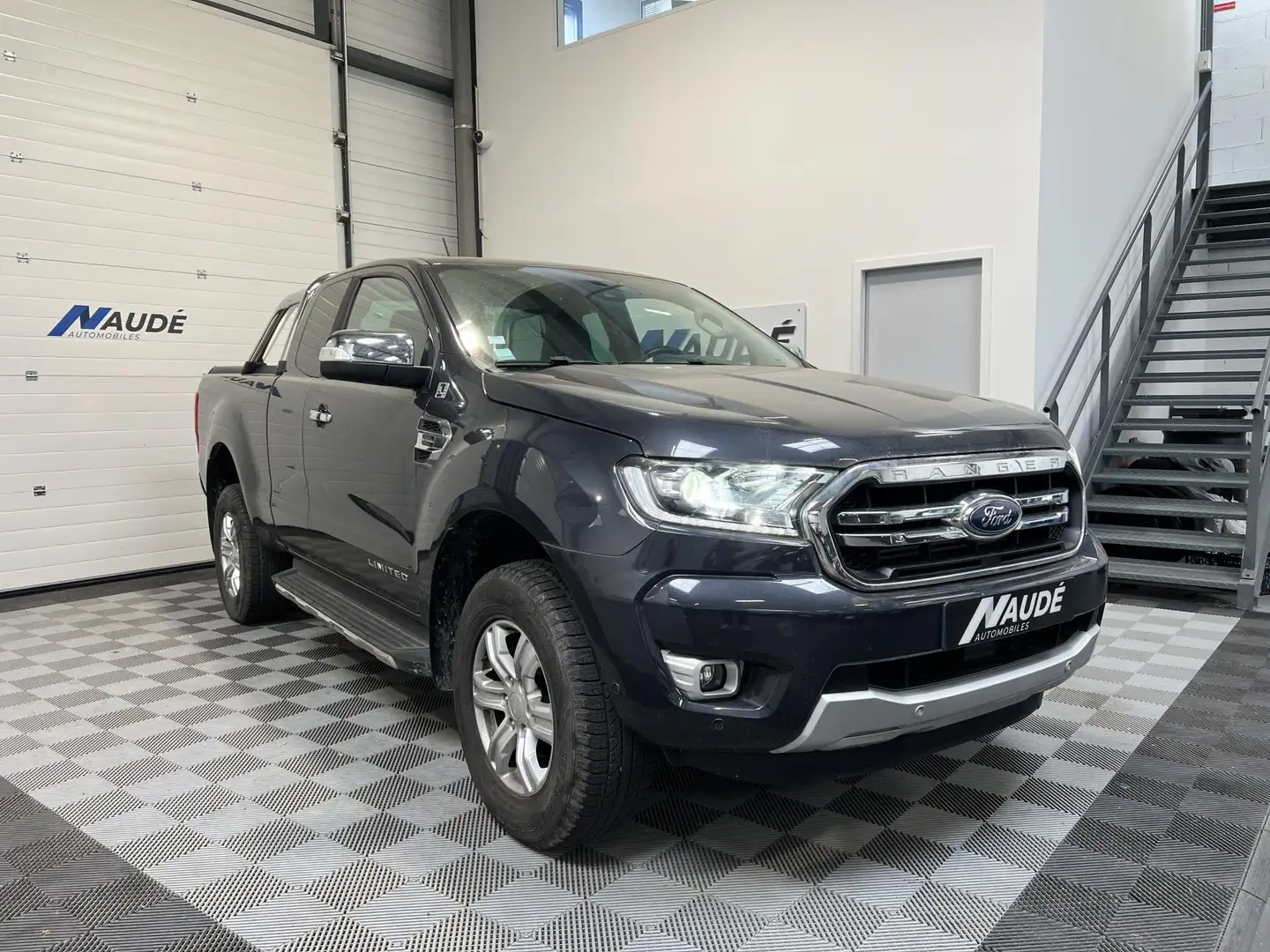 Ford Ranger 2.0 EcoBlue 213 BVA 10 SUPER CABINE Limited 1 ère  Gris - 1