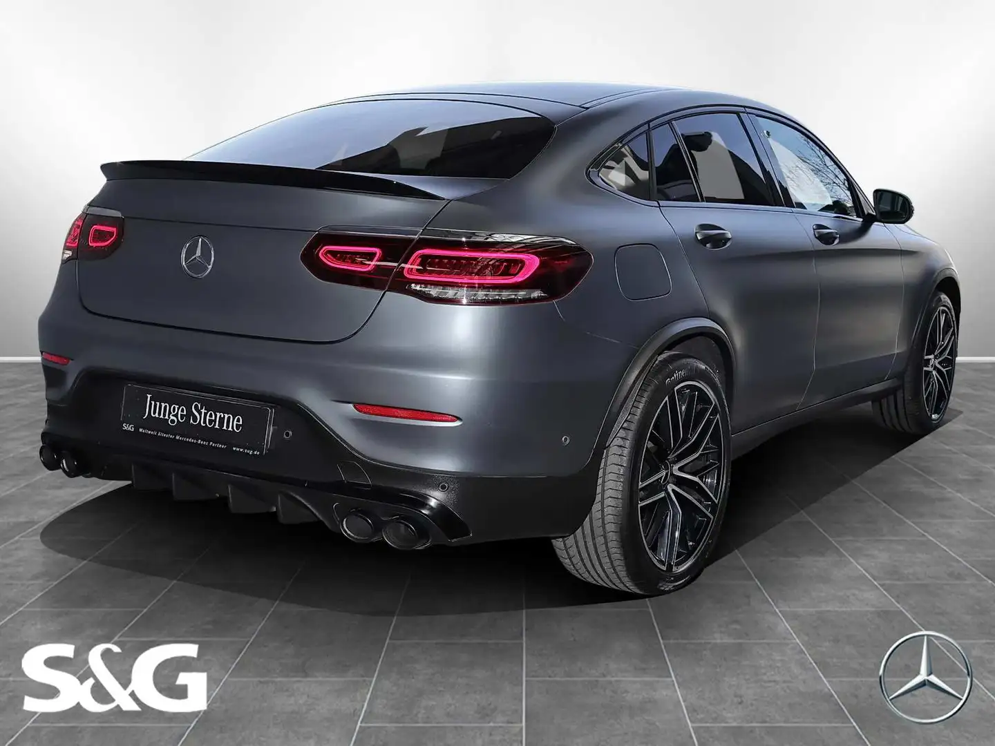 Mercedes-Benz GLC 43 AMG 4M Coupé DISTRONIC+KAMERA+HEADUP+21" Gris - 2