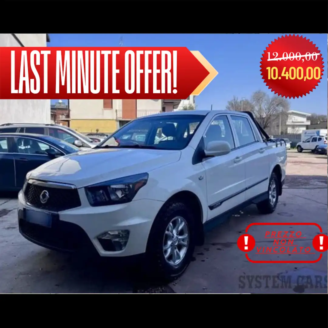 SsangYong Actyon Actyon Sports 2.0 e-XDi 4WD - GOMME 4 STAGIONI Beyaz - 1