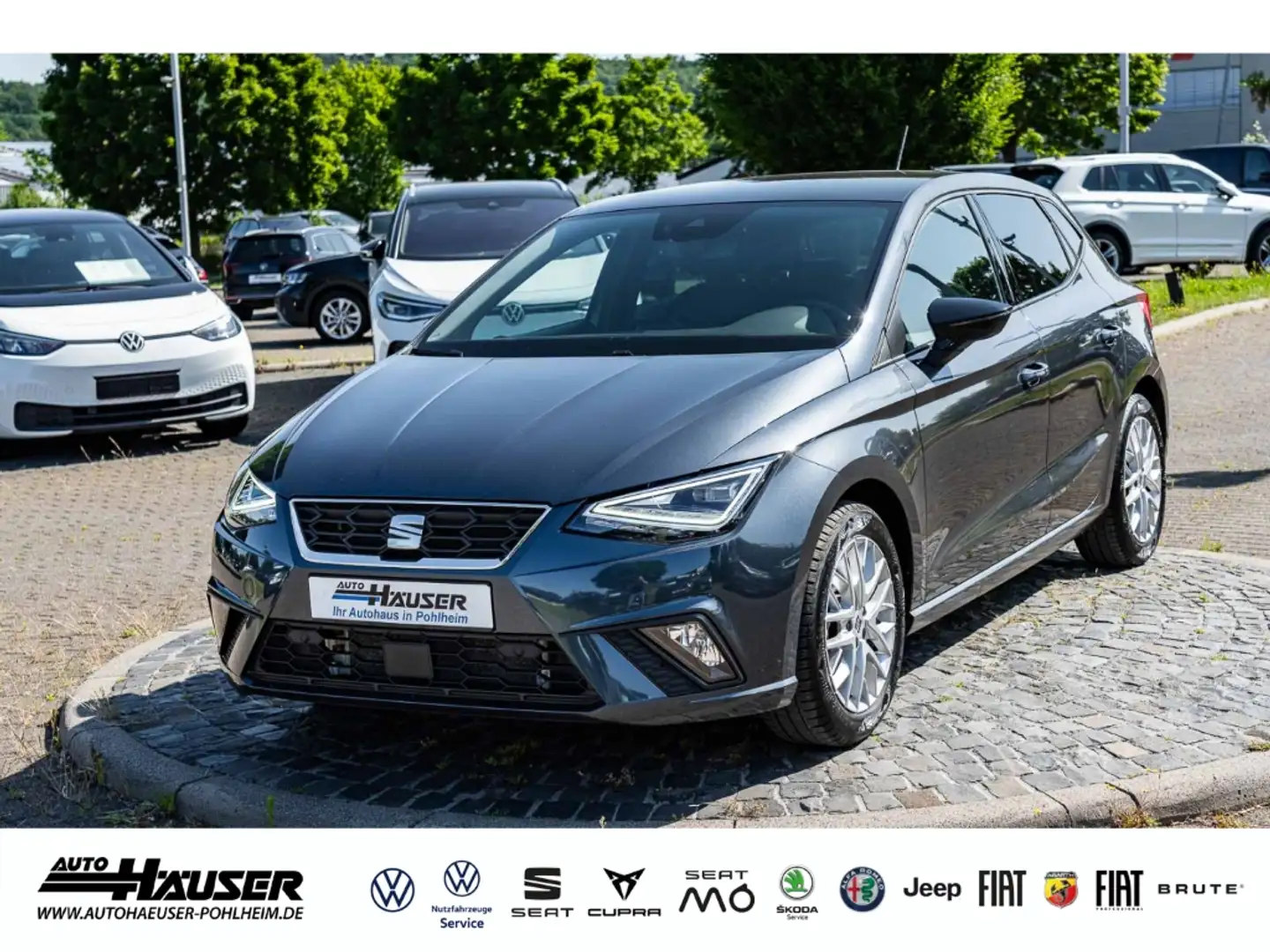 SEAT Ibiza FR 1.0 TSI DSG NAVI KAMERA ACC LED PDC FULL-LINK Grau - 1