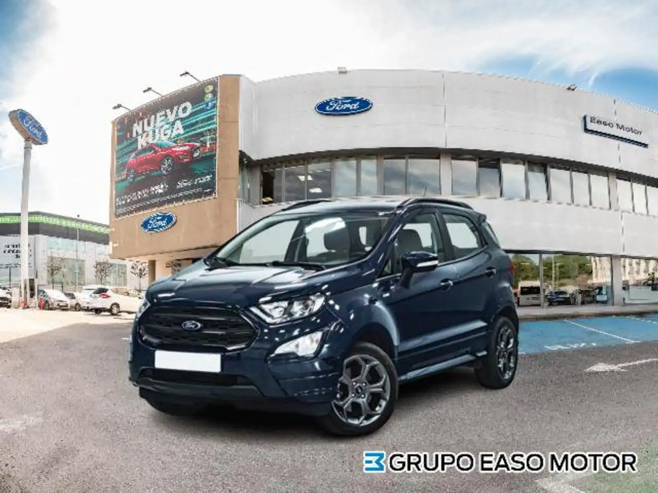 Ford EcoSport SUV/4x4/Pick-up in Blauw tweedehands in Galdakao voor € 13.900,-