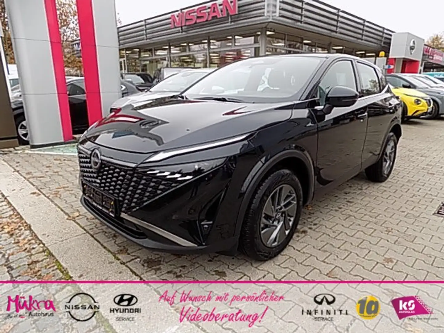 Nissan Qashqai Acenta 1.3 DIG-T Mild-Hybrid 140PS 6MT (B) MY24 Ni Zwart - 1