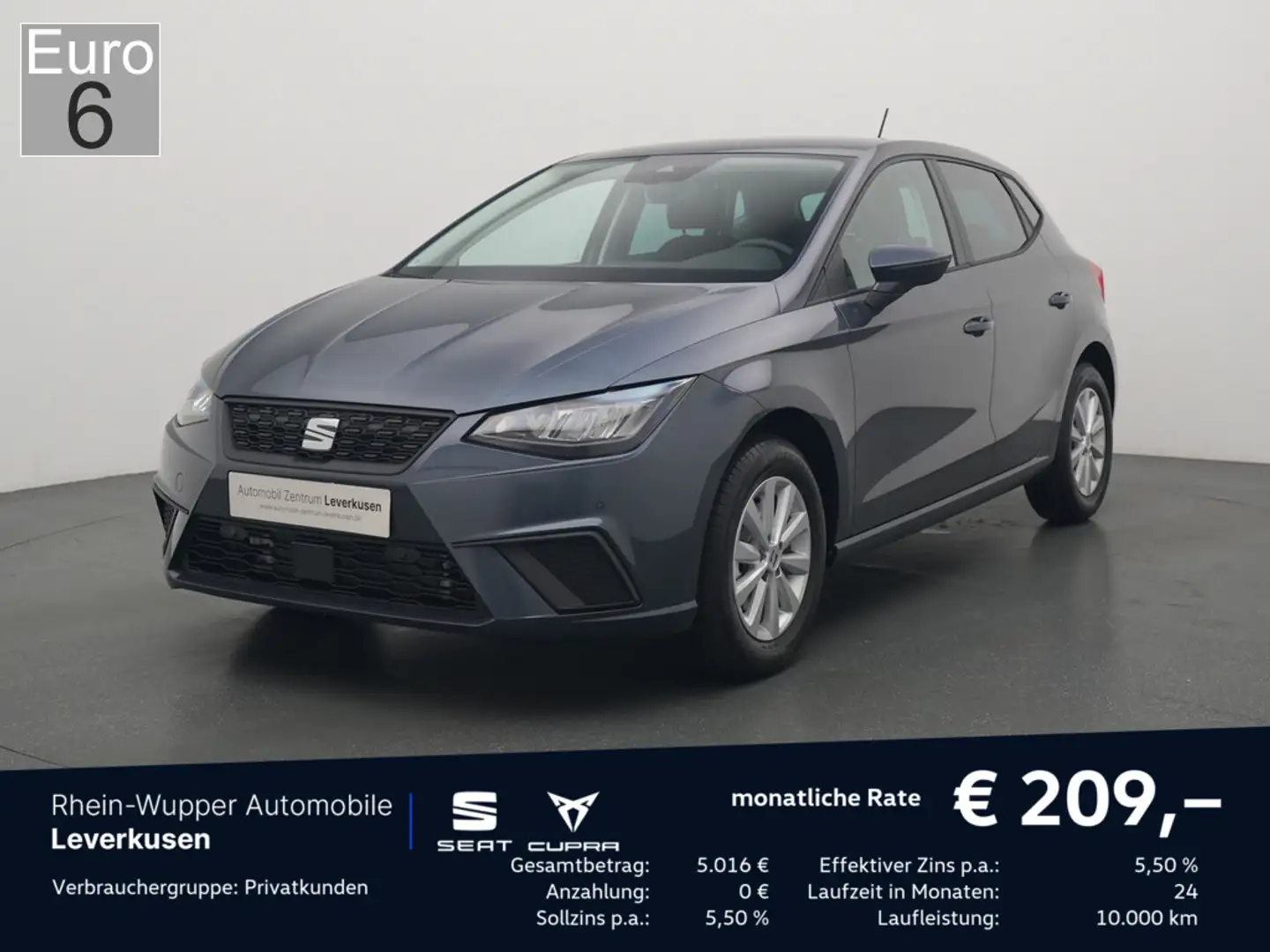 SEAT Ibiza 1.0 TSI Road Edition SHZ ACC FACEL. LED Gris - 1