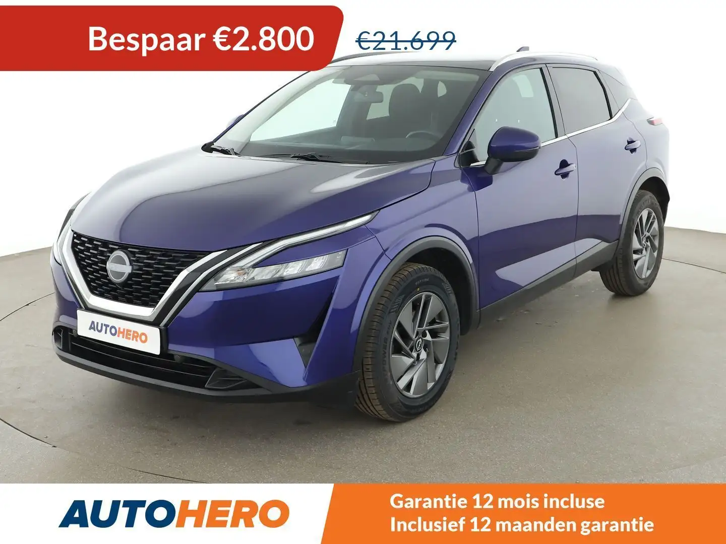 Nissan Qashqai 1.3 DIG-T Mild-Hybrid Acenta Bleu - 1