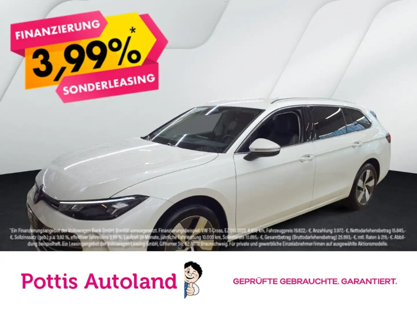 Volkswagen Passat Variant 1.5 eTSI DSG BUSINESS NAVI AHK KAMERA PDC Weiß - 1