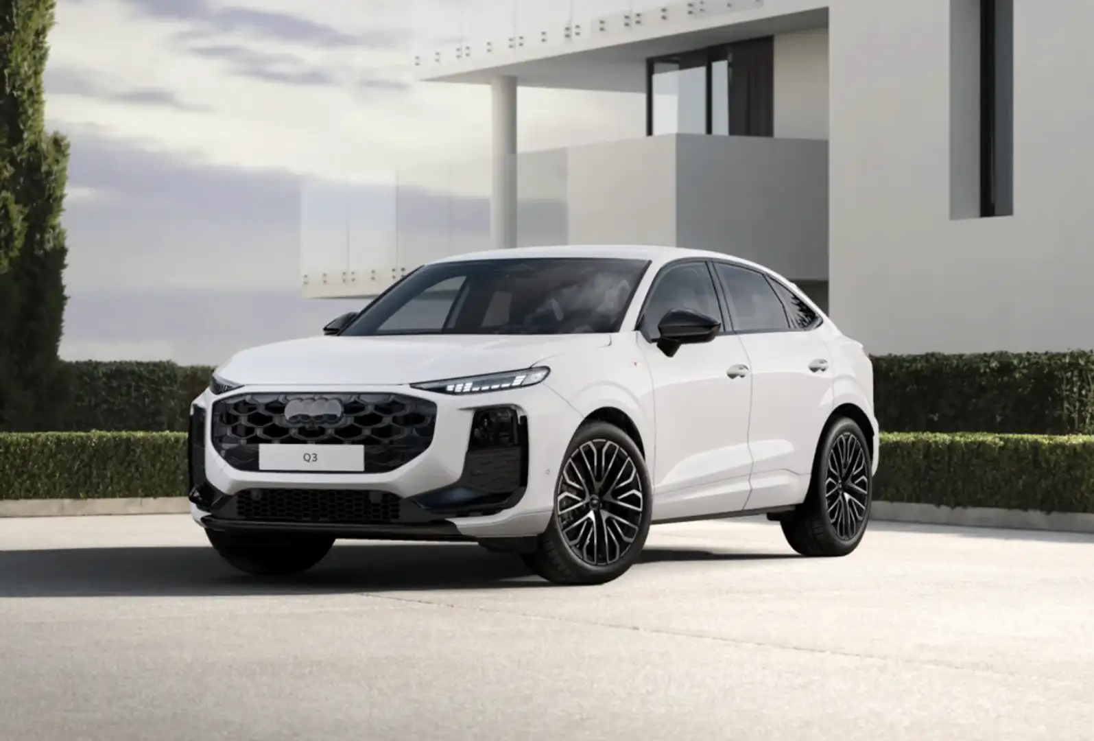 Audi Q3 Sportback 2.0 TFSI quattro Black line S tronic 195 Blanco - 1