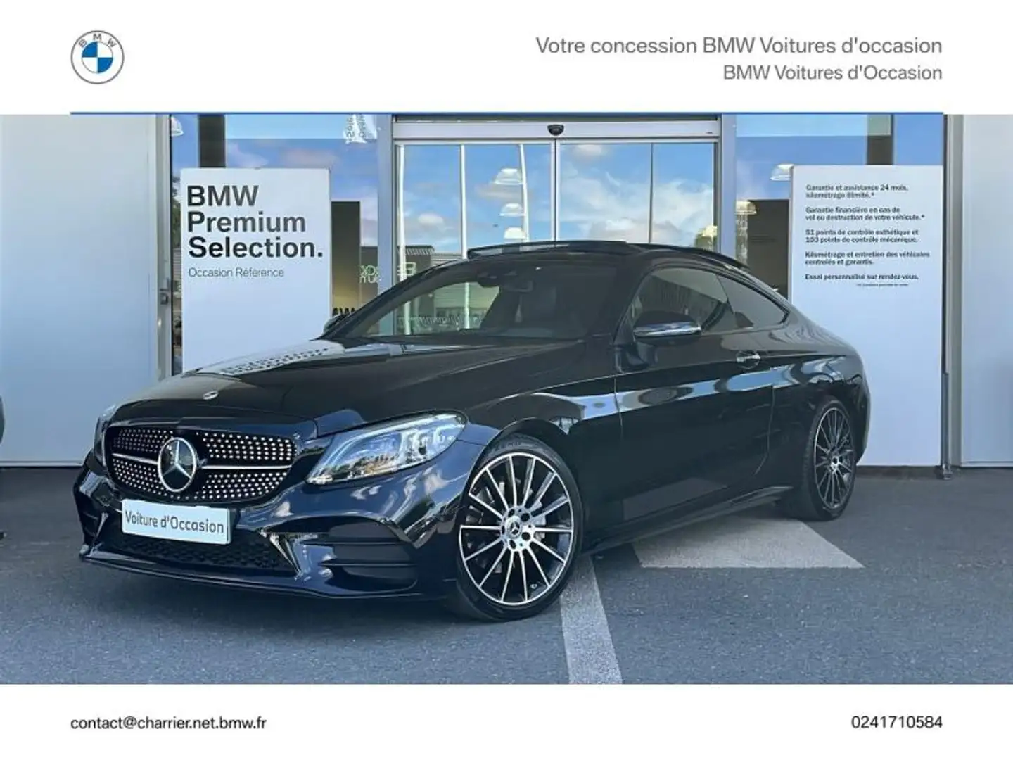 Mercedes-Benz C 220 220 d 194ch AMG Line 9G-Tronic Noir - 1
