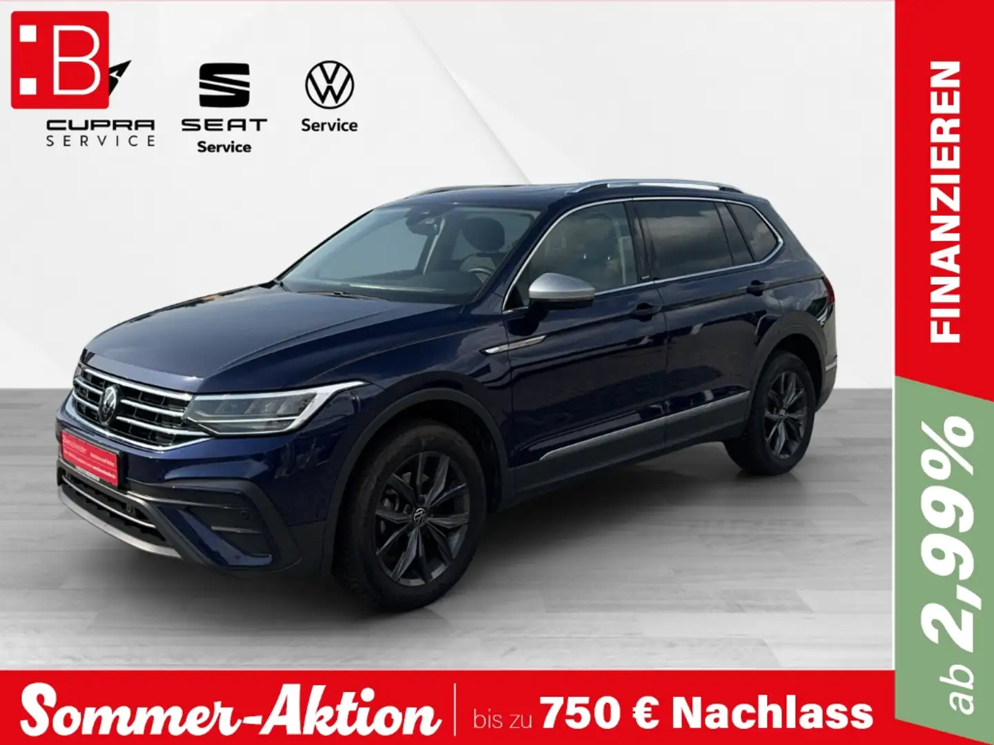Volkswagen Tiguan Allspace 2.0 TDI DSG 4Mo. Move 7-SITZE COCKPIT PRO LED PANO plava - 1