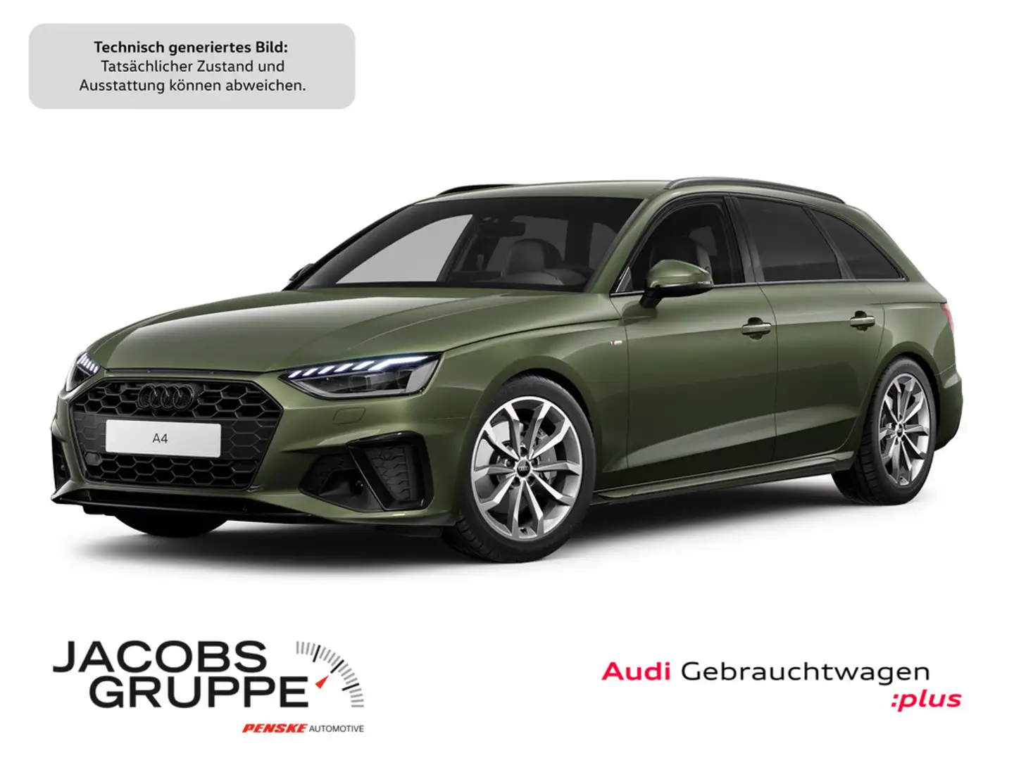 Audi A4 Avant 40 TFSI S line Matrix*Sportsitze*SH Grün - 1