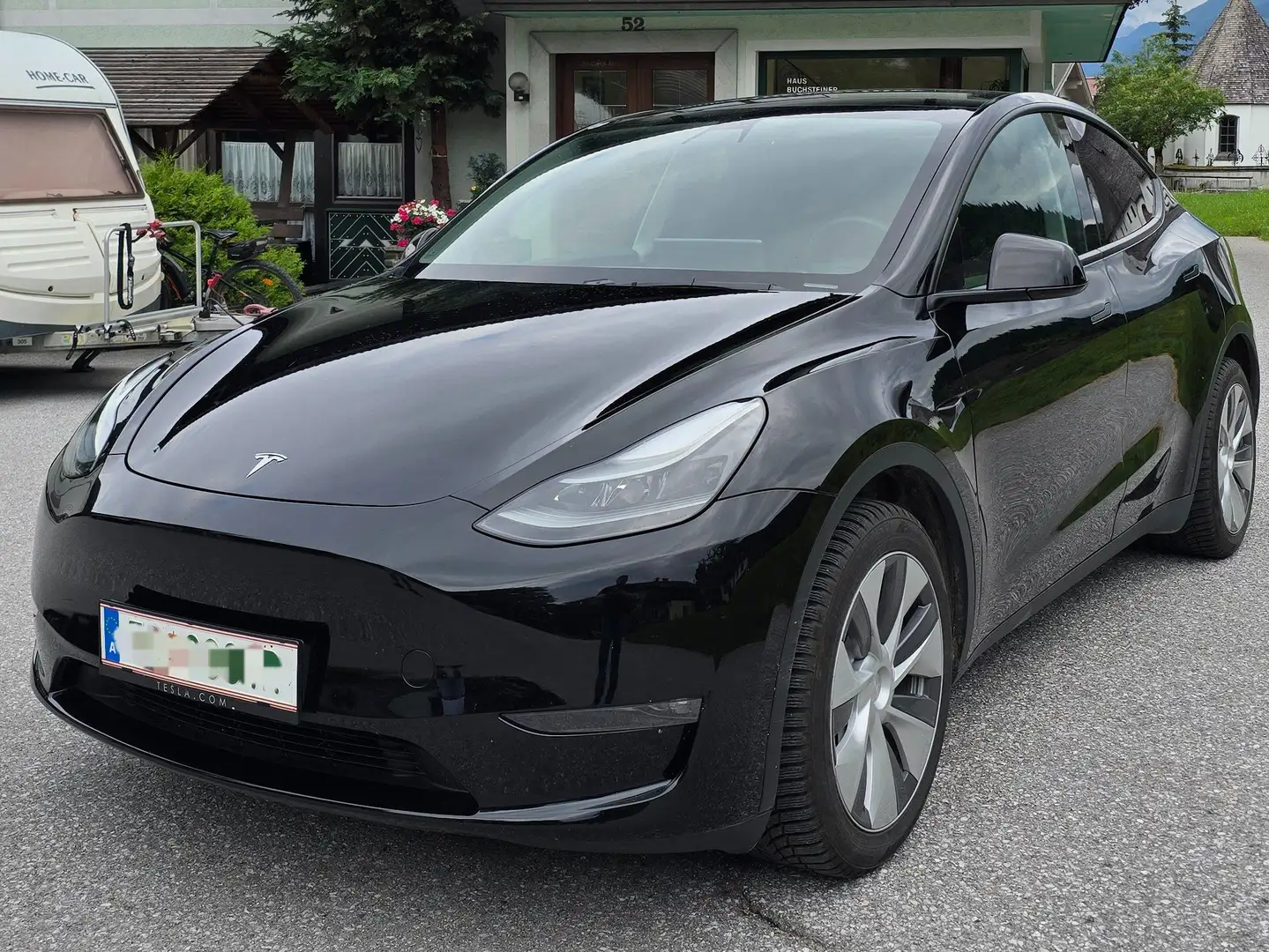 Tesla Model Y LR AWD Vorsteuerabzugsb. Anhängerk. Schwarz - 2
