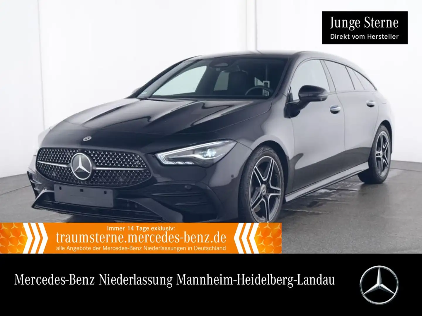Mercedes-Benz CLA 200 AMG+NIGHT+360°+AHK+LED+TOTW+KEYLESS+7G Noir - 1