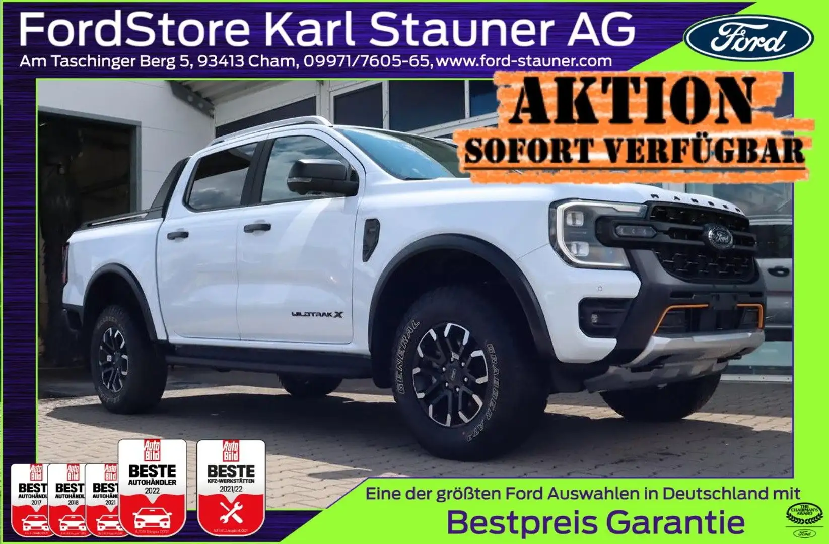 Ford Ranger Wildtrak X-Paket AHK 3,99% FIN* mgl. Alb - 1