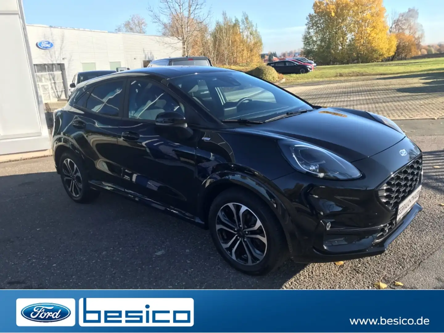 Ford Puma ST-Line MHEV+LED+PDC+NAV+DAB+LMF+Winter Paket+ Zwart - 1