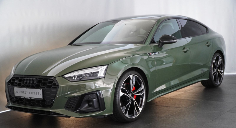 Audi A5 quattro S Line Plus Distriktgrün! S Sitze! — photo 13