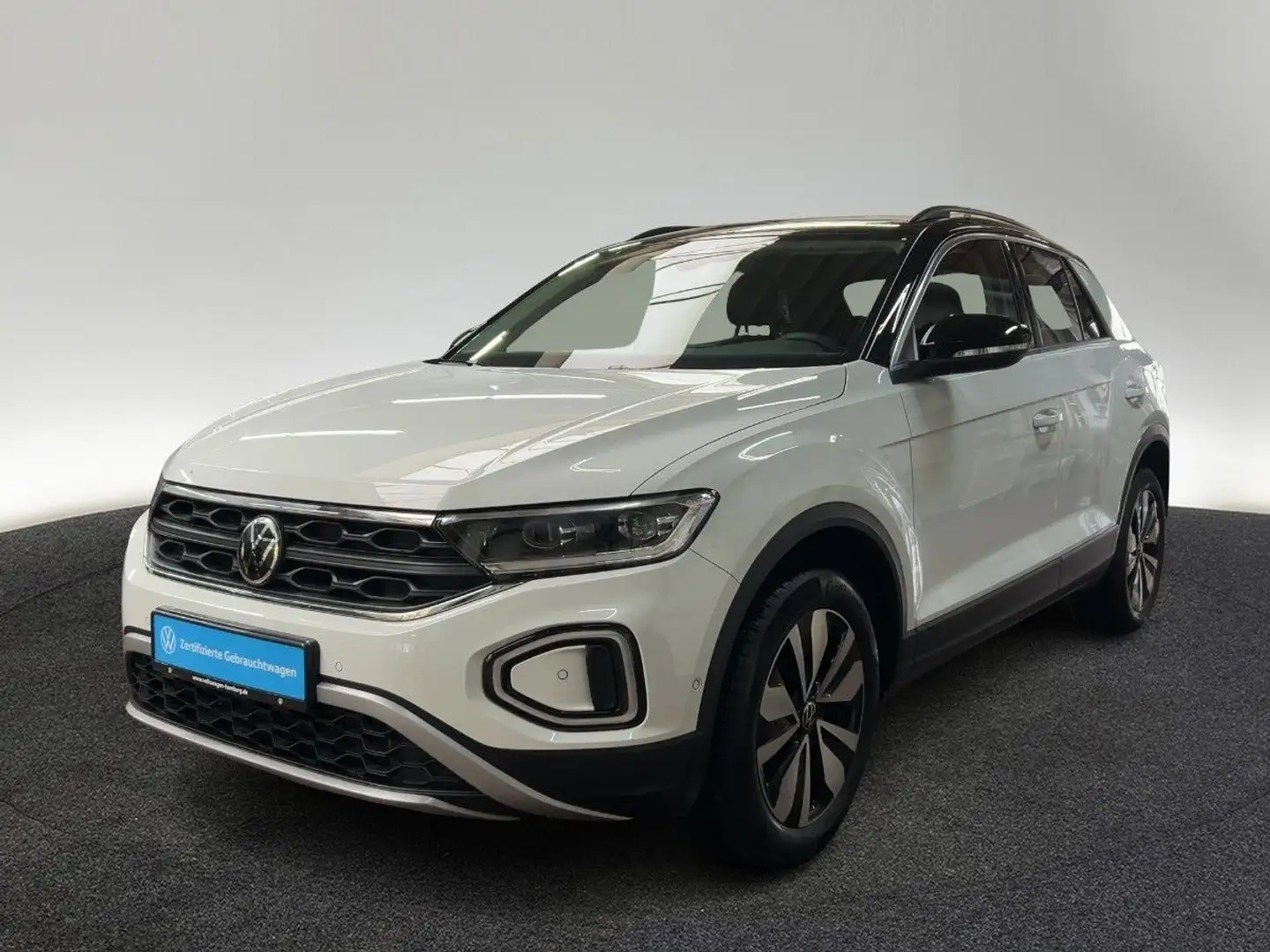 Volkswagen T-Roc 2.0 TDI Goal DSG AHK ACC App Connect Navi Weiß - 2
