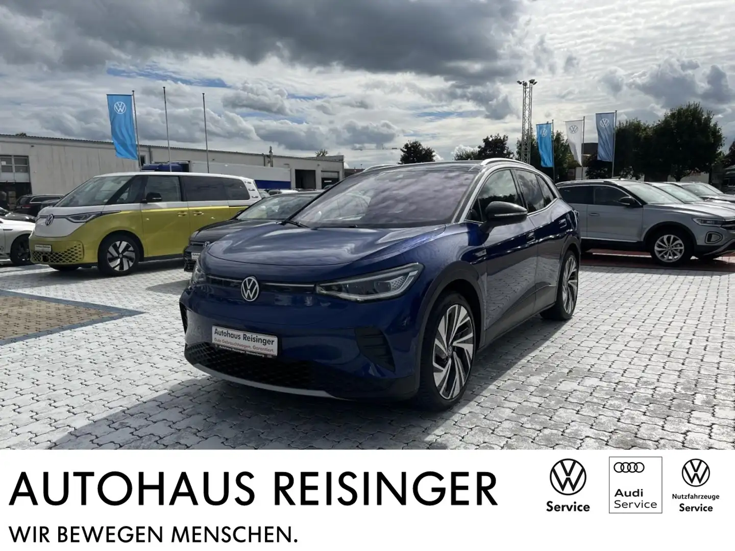 Volkswagen ID.4 Pro Performance 1st Max 77 kWh (LED+Navi) Klima Blau - 1