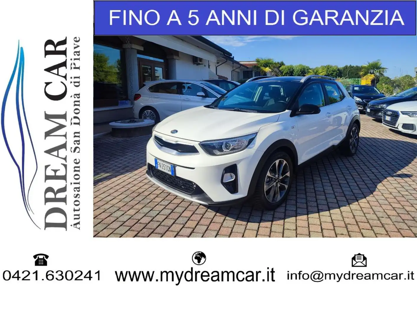 Kia Stonic 1.6 CRDi 110 CV Style Bianco - 1