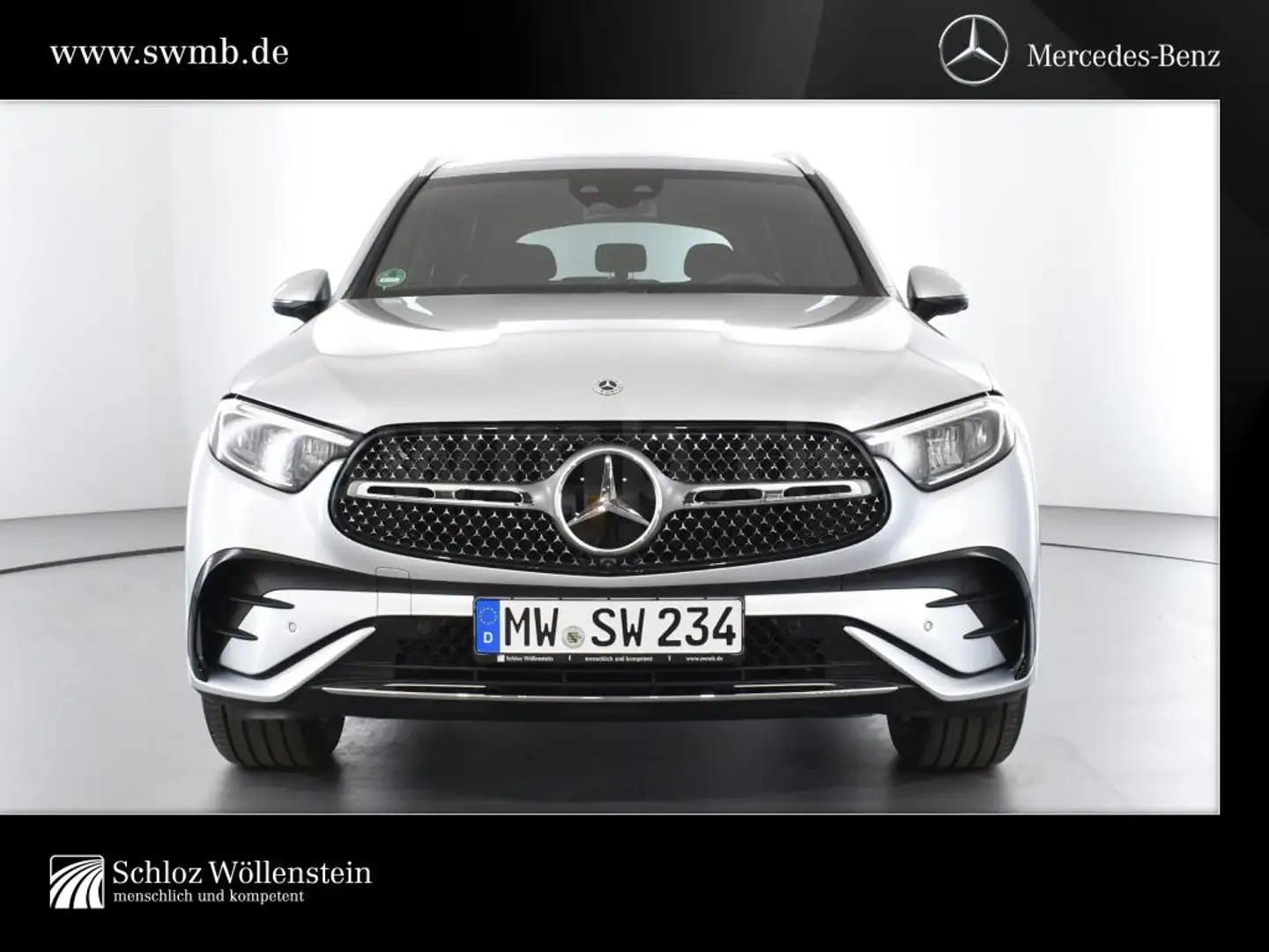 Mercedes-Benz GLC 300 d 4M 3,99%/AMG/LED/AHK/Fahrass+/Memory    /Keyless Silber - 2