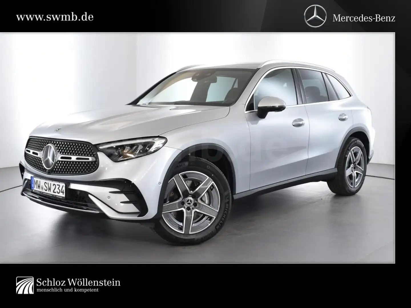 Mercedes-Benz GLC 300 d 4M 3,99%/AMG/LED/AHK/Fahrass+/Memory    /Keyless Silber - 1