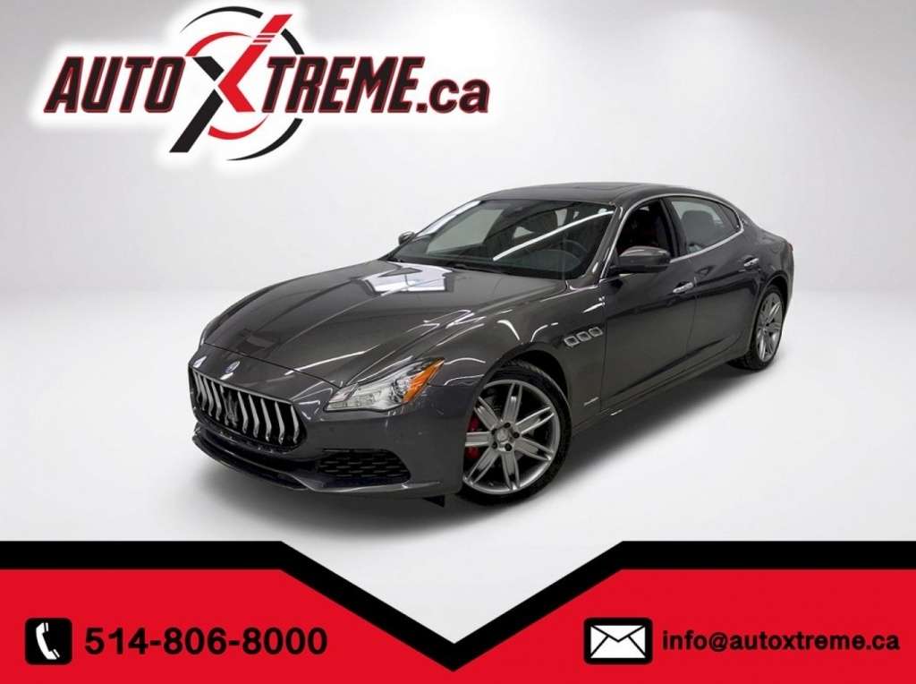 2017 Maserati Quattroporte *** SEULEMENT 34275 KM ***Zegna Interior Pkg|Harma