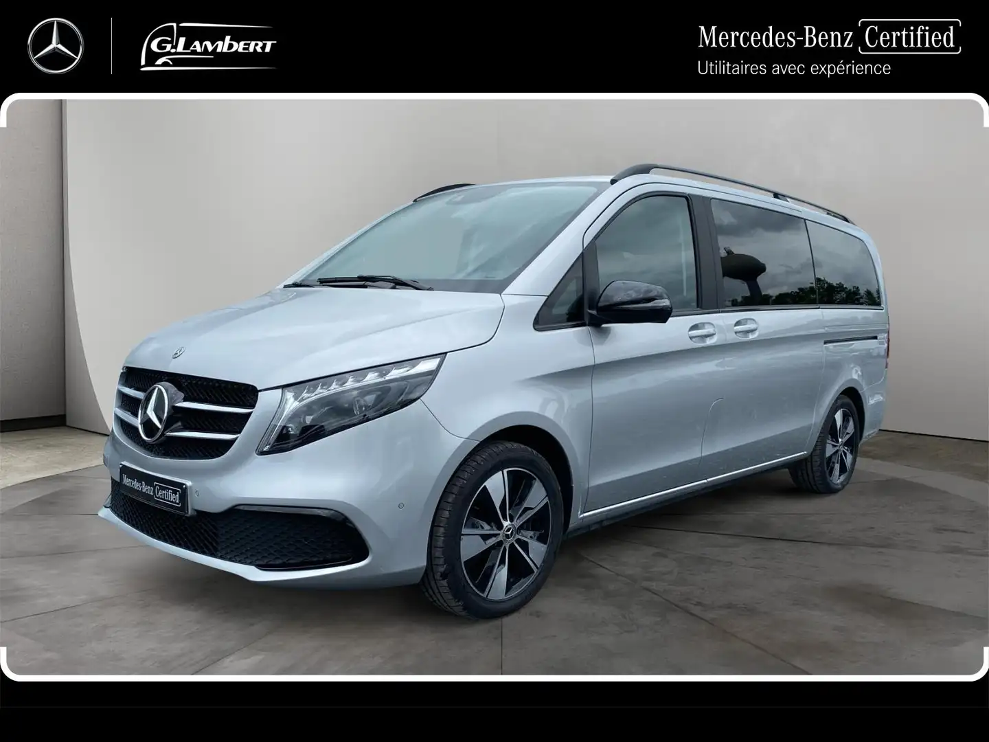 Mercedes-Benz V 220 220d Long Avantgarde Zilver - 1
